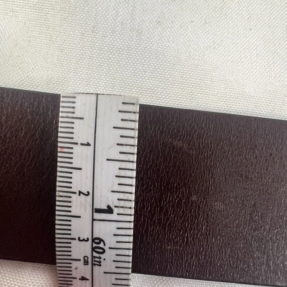 CARHARTT Men's Brown Leather Belt With Brass Buckle Size‎ 46